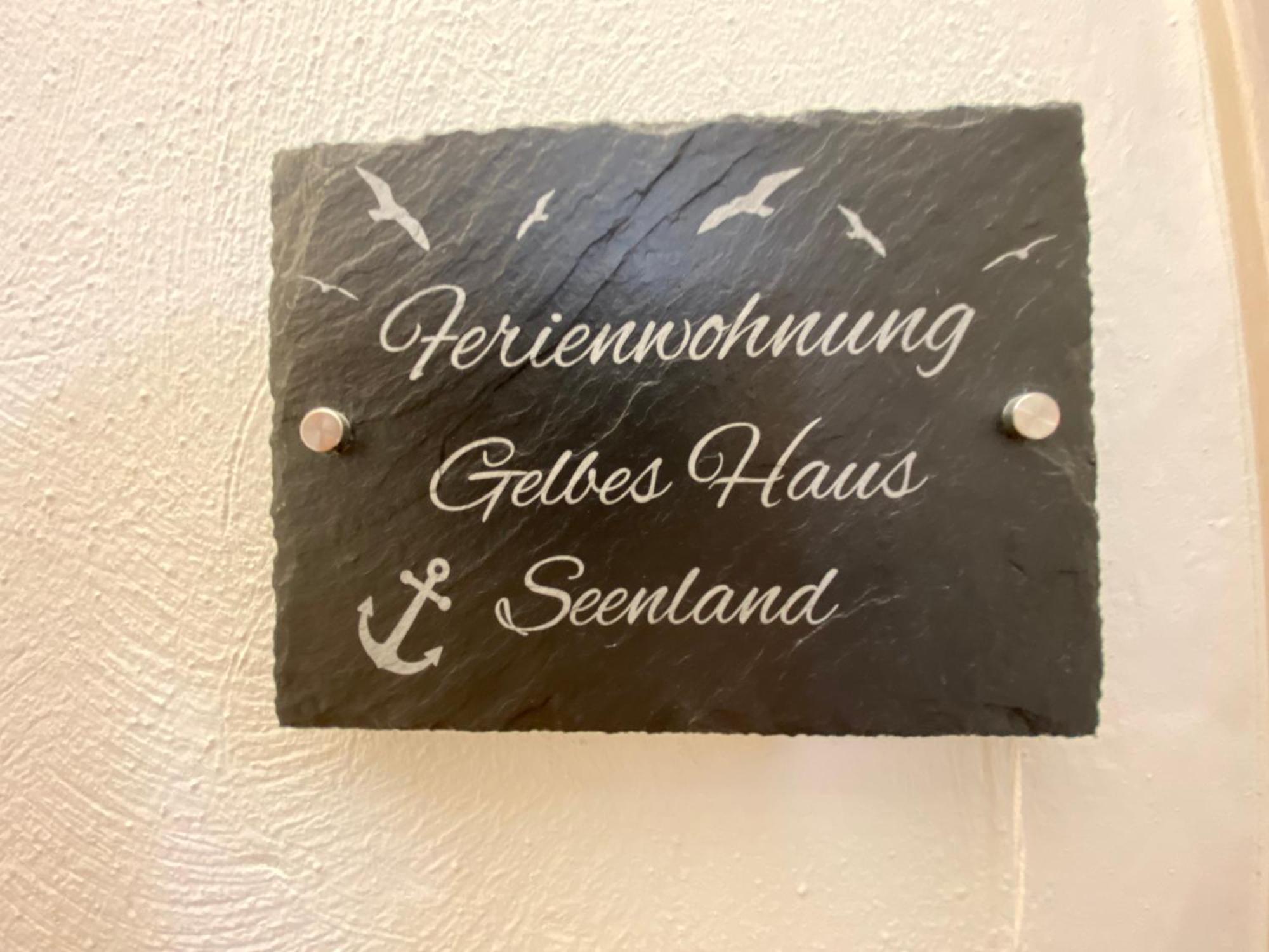 Gelbes Haus Seenland Ferienwohnungen Xl Elsterheide Zewnętrze zdjęcie
